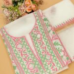 Unstitched Kurti with Dupatta Set