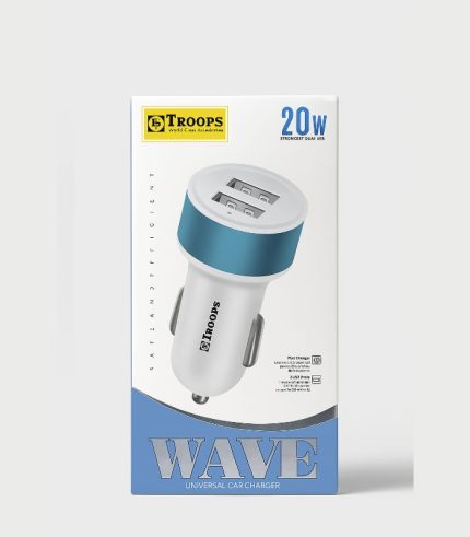 Troops 20W Car Charger β Power on the Move