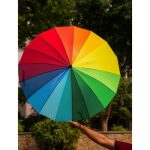Multicolor Rainbow Umbrella