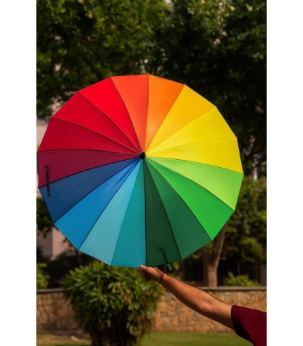 Multicolor Rainbow Umbrella