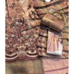 Elegant Full Chikankari Embroidered Suit Set with Matching Purse