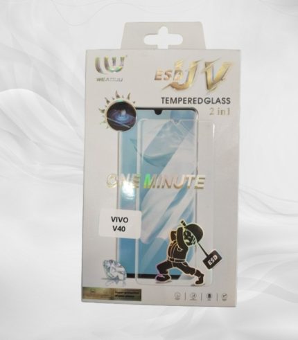 Vivo V40 / V40 Pro Curved Edge Tempered Glass Screen Protector