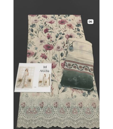 AREEBA by Tawakkal – Luxury Unstitched Chikankari Lawn Collection