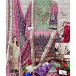 Elegant Embroidered Suit Set – Digital Print Collection