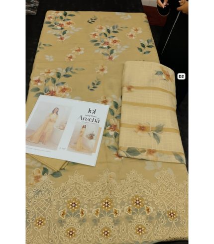 AREEBA by Tawakkal – Luxury Unstitched Chikankari Lawn Collection