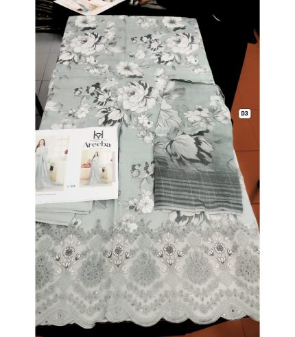 AREEBA by Tawakkal – Luxury Unstitched Chikankari Lawn Collection